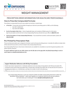 RX Template - Weight Management (Key)