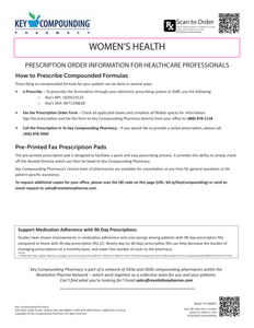 RX Template - Women's Health (Key)