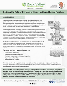 Defining the Role of Oxytocin in Men’s Health and Sexual Function (Rock Valley)