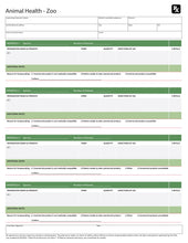 Load image into Gallery viewer, RX Template - Zoo Order Form (Taylors)