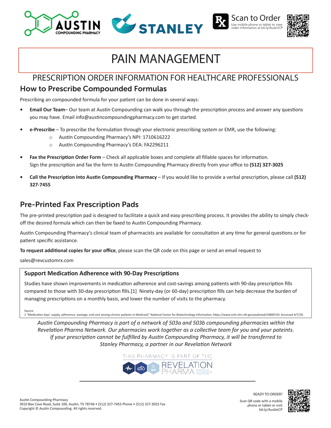 RX Template - Pain Management (Austin)