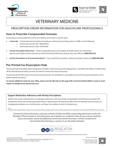 RX Template - Veterinary Medicine (Community Clinical)