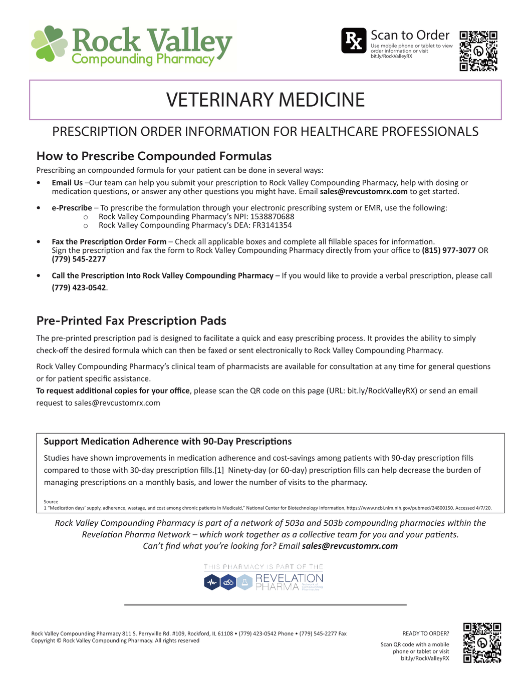 RX Template - Veterinary Medicine (Rock Valley)