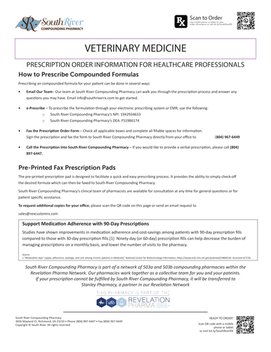 RX Template - Veterinary Medicine (South River)