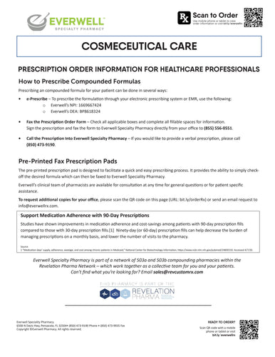 RX Template Cosmeceutical (Everwell)