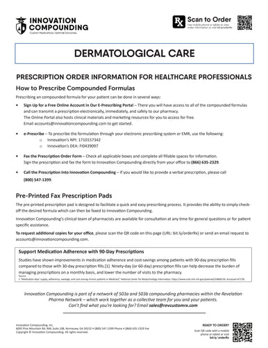 RX Template - Dermatology (INNOVATION)