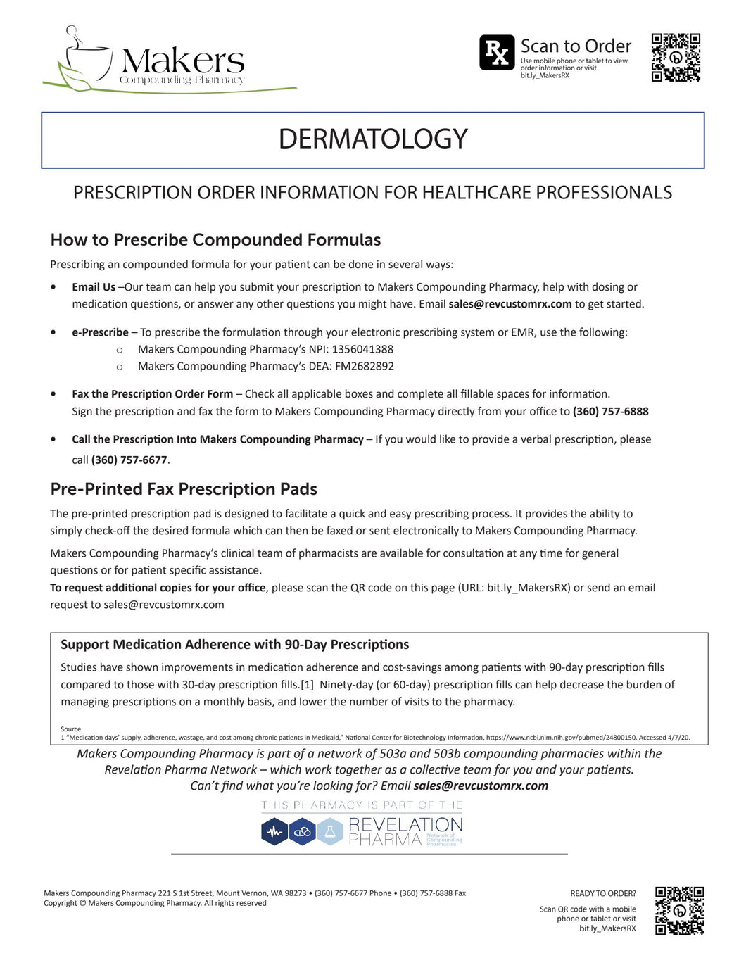 RX Template - Dermatology (Makers)