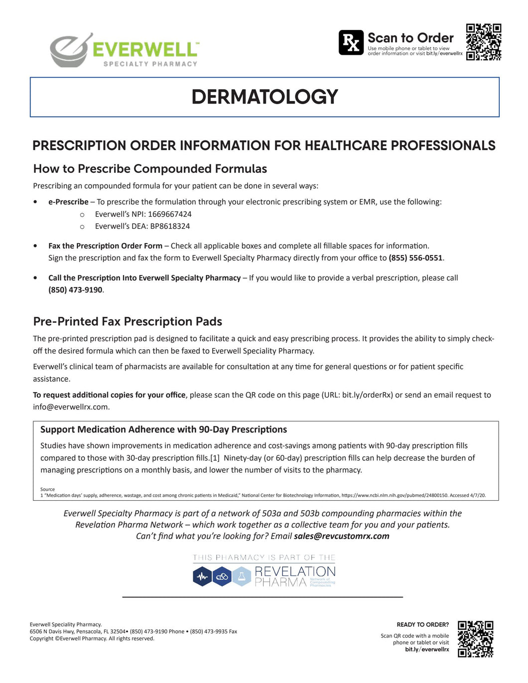 RX Template Dermatology (Everwell)