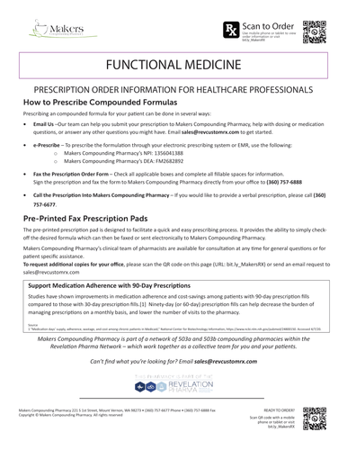 RX Template - Functional Medicine (Makers)