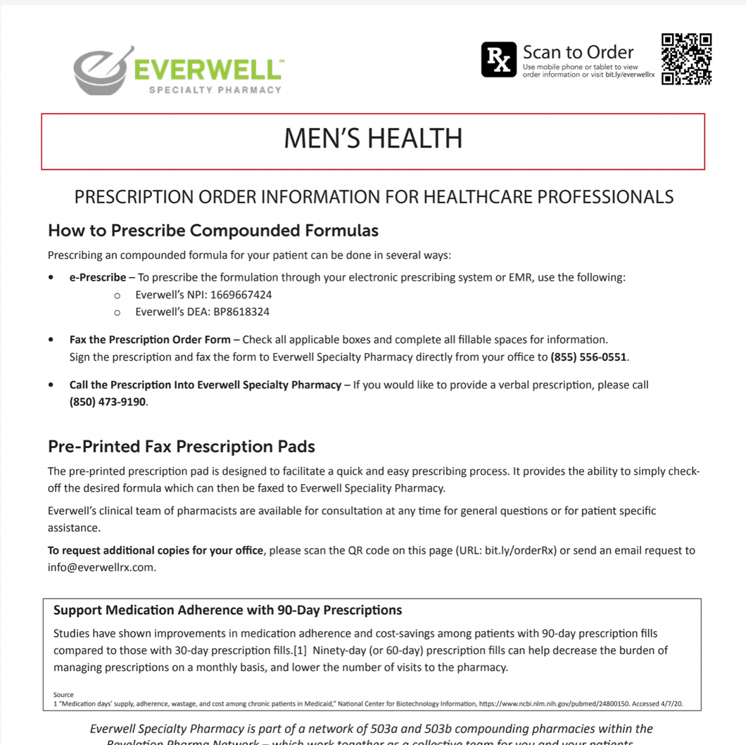 RX Template Men's Health (EVERWELL)