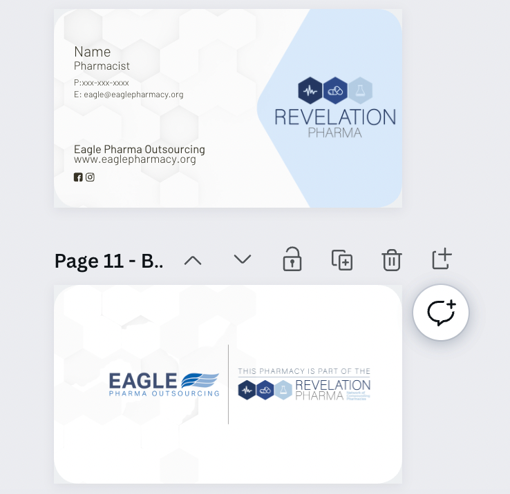 Eagle Outsourcing Business Card