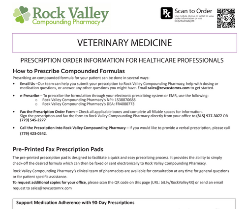 RX Template- Veterinary Medicine (Rock Valley)