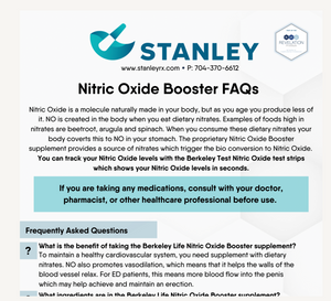 Handout - Nitric Oxide Booster FAQs (Stanley)