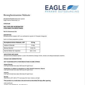 Brompheniramine Maleate Info Sheet (EAGLE)