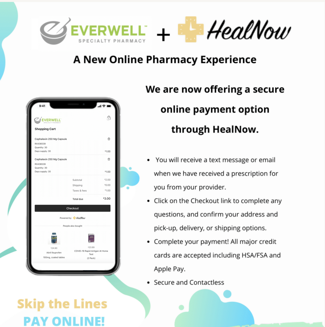 Bag Stuffer: Everwell + HealNow Instructional sheet