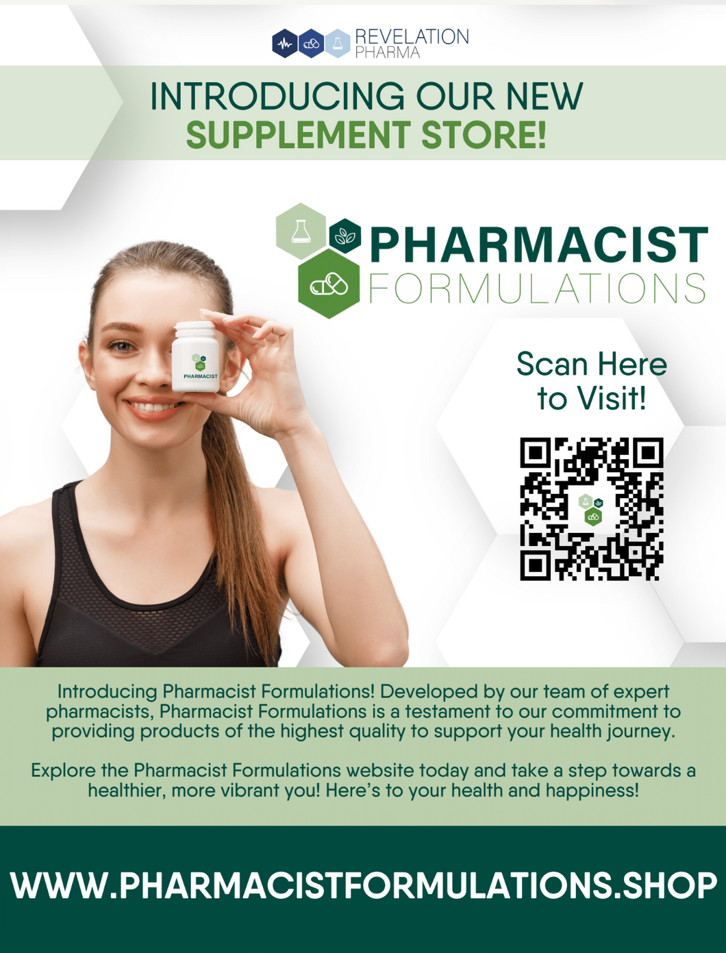 Pharmacist Formulations Announcement Store Flyer