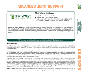 Advanced Joint Support Handout (Pharmacist Formulations)