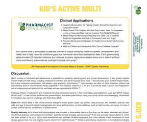 Kid's Active Multi 60ct Handout (Pharmacist Formulations)