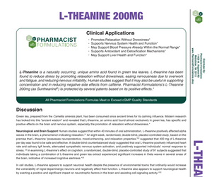 L-Theanine 200mg 60ct Handout (Pharmacist Formulations)