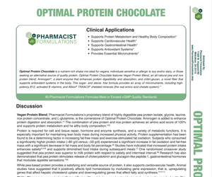 Optimal Protein Chocolate Handout (Pharmacist Formulations)