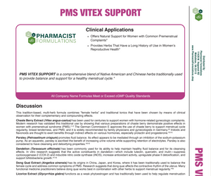 PMS Vitex Support 60ct Handout (Pharmacist Formulations)