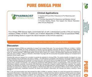 Pure Omega PRM 30ct Handout (Pharmacist Formulations)