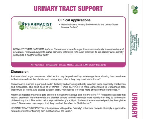 Urinary Tract Support 47gm Handout (Pharmacist Formulations)