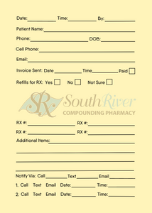 Paper Pads for Rx - South River