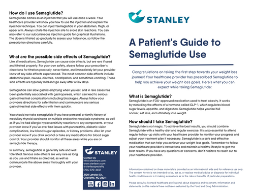 Patient Guide for Semaglutide - Stanley