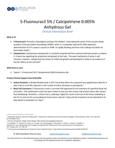 Clinical Information Brief: Calcipotriene and 5FU Gel