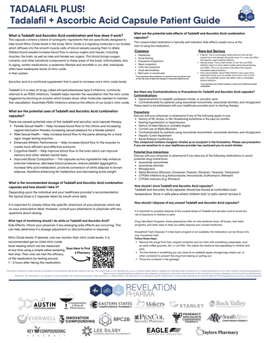 Patient Information Leaflet (PIL) - Tadalafil + Ascorbic Acid Capsule Patient Guide (Revelation)