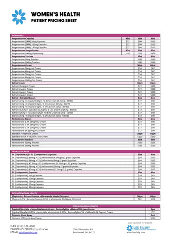 Lee Silsby Women's Health Patient Pricing