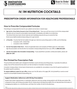 Innovation Compounding - RX Template - IV/IM Nutrition Cocktail