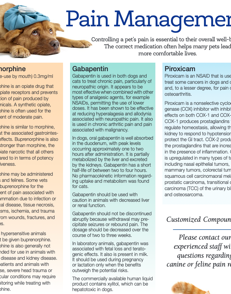 Pencol - Pain Management Flyer