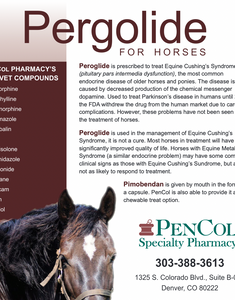 Pencol - Pergolide for Horses