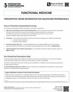 Innovation Compounding - RX Template - Functional Medicine