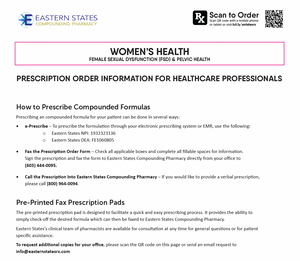 RX Template - Women's Health FSD (Eastern States)