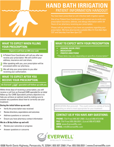 Everwell - Patient Information Handout - Hand Bath Irrigation (Color)