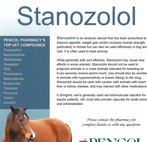 Stanozolol Flyer - Pencol