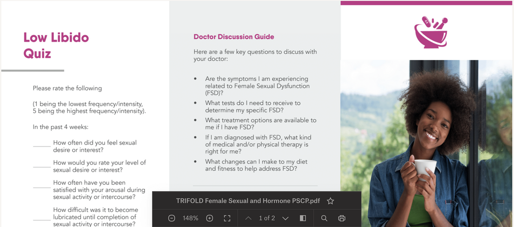 Patient Handout: Trifold - Women's Health FSD (Pharmacy Specialists)