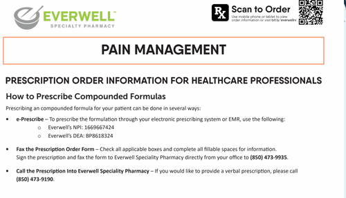 RX Template  - Pain Management (Everwell)