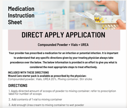 MIS Direct Apply Application - Compounded Powder and Vials andUrea (PENCOL)