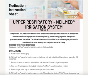 MIS Upper Respiratory NEILMED Irrigation System - Capsule(PENCOL)