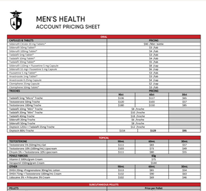 Men's Health Account Pricing - Innovation