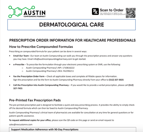 RX Template - Dermatology (Austin)