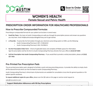 RX Template  - Women's Health: FSD and Pelvic Health (Austin)