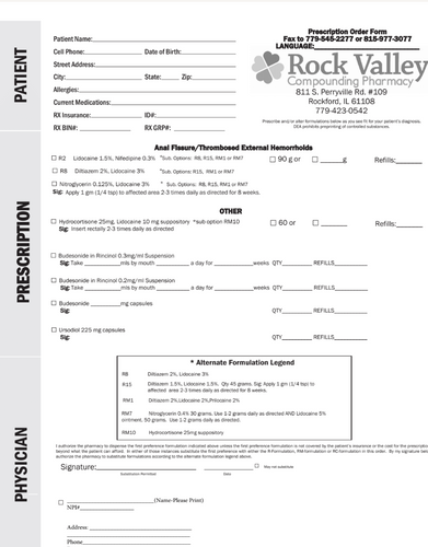 RX Template - Gastrointestinal (RVCP)