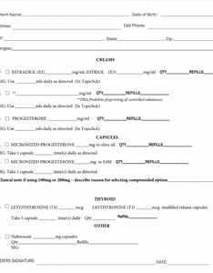 RX Template - BHRT (RVCP)