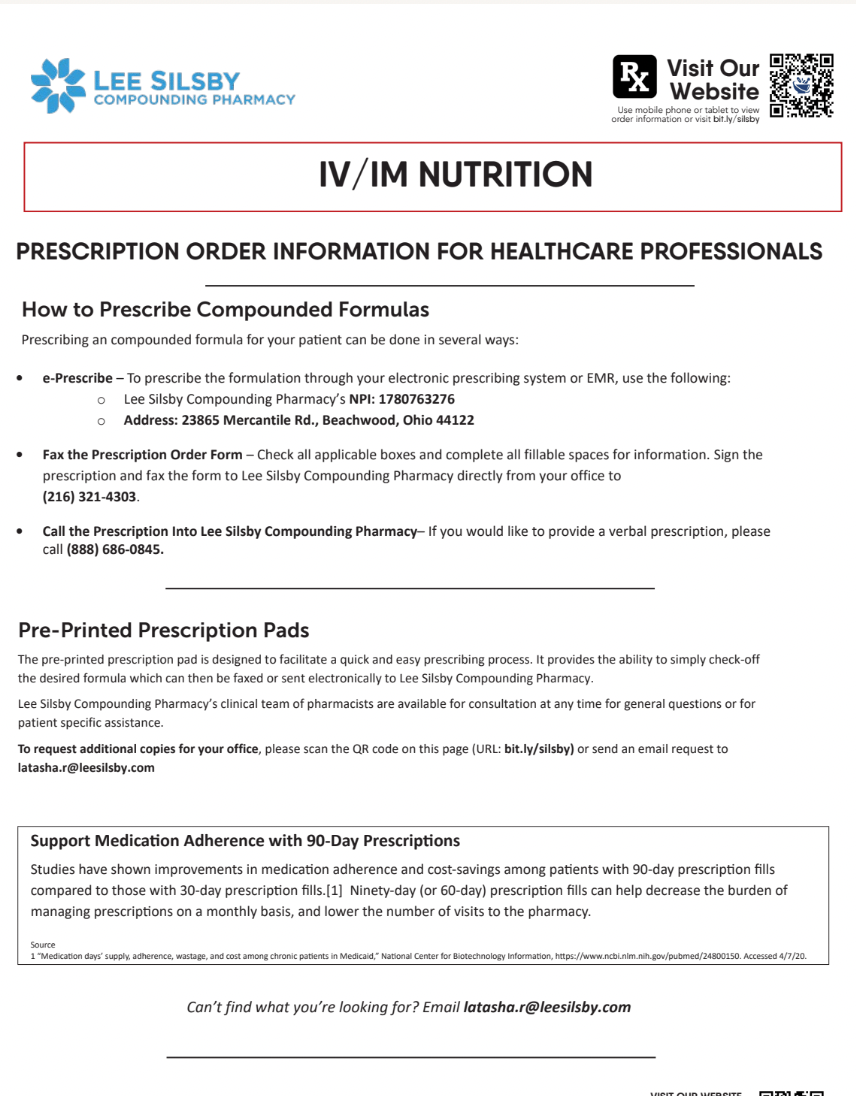 RX Template - IV Nutrition (Lee Silsby)