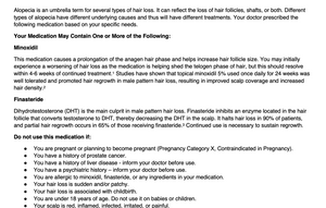 KEEPS Finasteride Minoxidil Document RPC2B